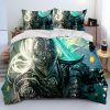 3D Printing Elden Ring Game Gamer Comforter Bedding Set Duvet Cover Bed Set Quilt Cover Pillowcase 4 - Elden Ring Shop