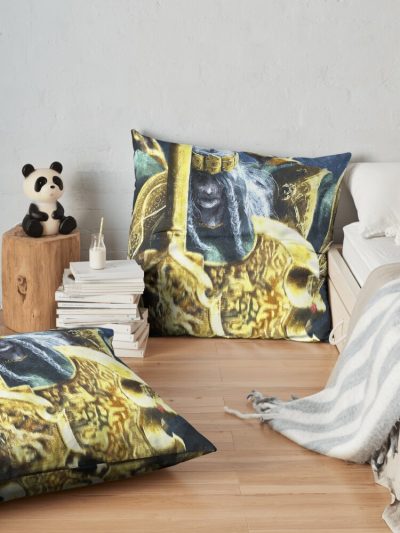 Godrick Throw Pillow Official Elden Ring Merch