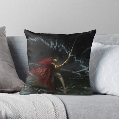 Malenia Elden Ring Throw Pillow Official Elden Ring Merch